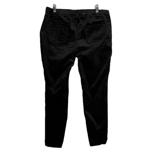 Eileen Fisher Organic Cotton Stretch Black Corduroy Jegging Pant - Picture 6 of 14